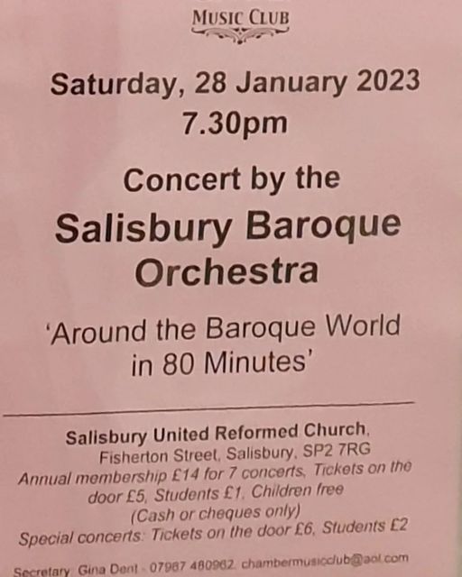 Salisbury Chamber Music Club: Around the Baroque World in 80 minutes