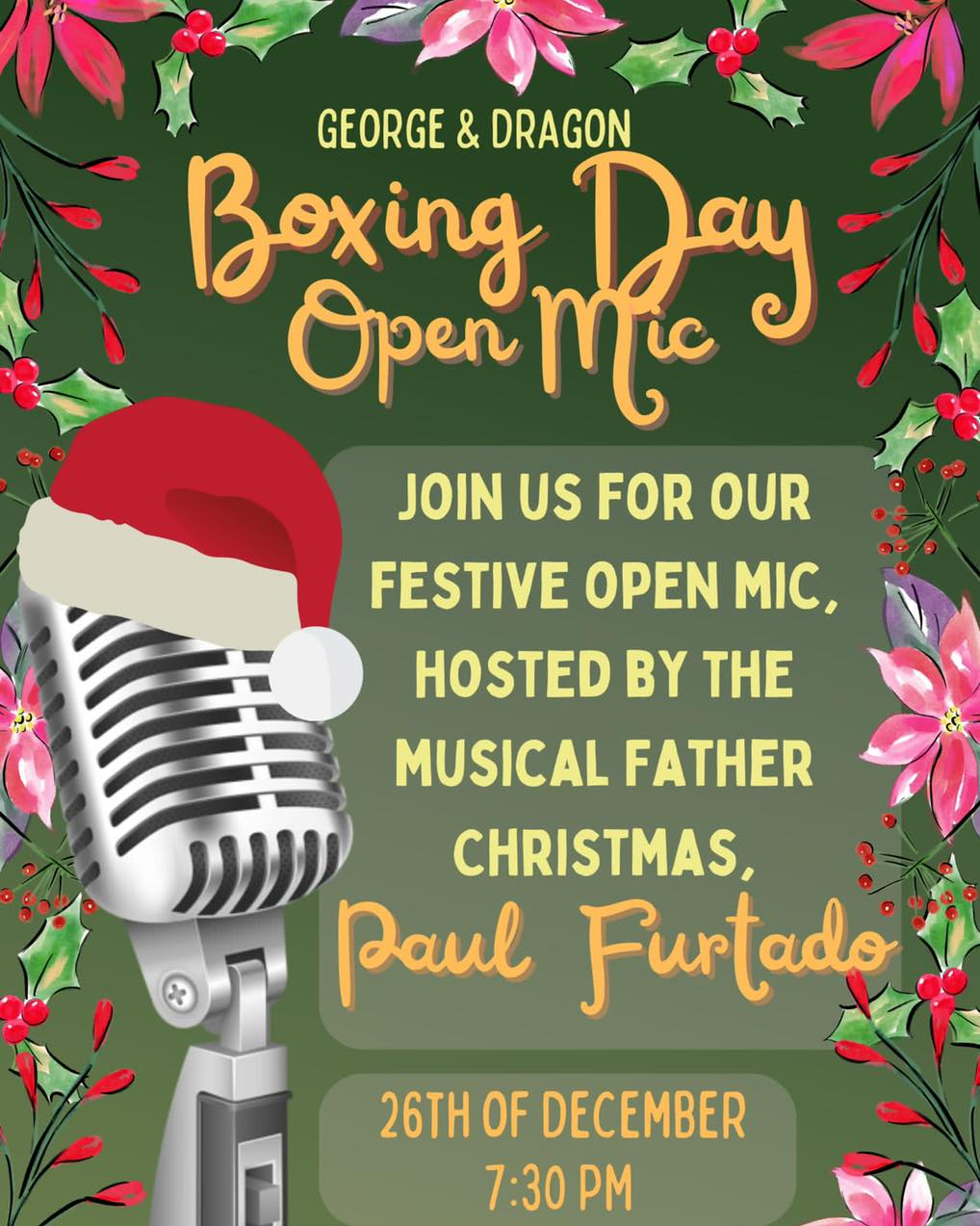 BOXING DAY OPEN MIC