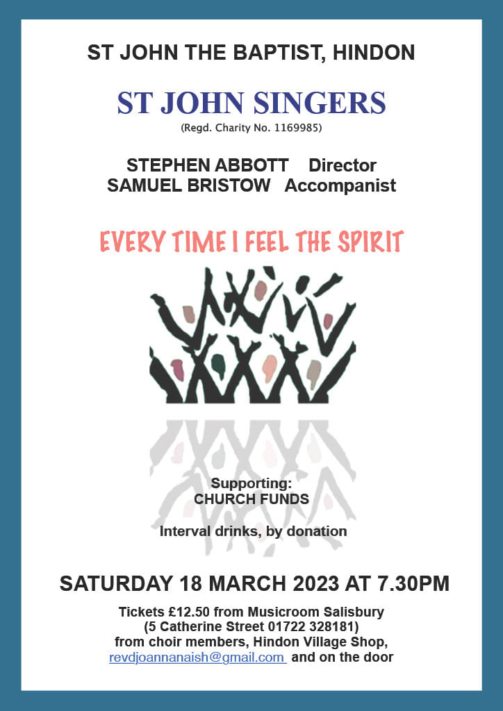 St John Singers Spring Concert: Every Time I Feel The Spirit