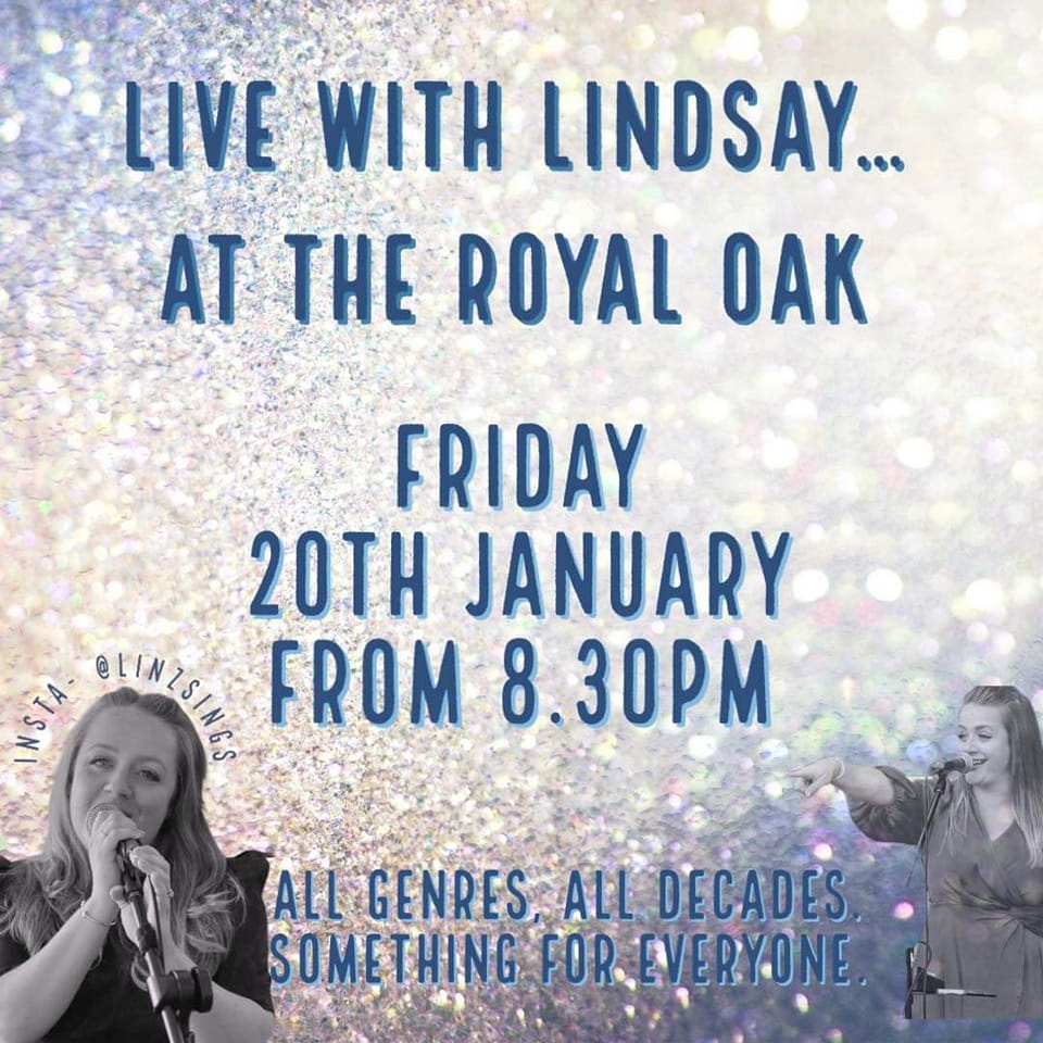 Singing live: LINDSAY