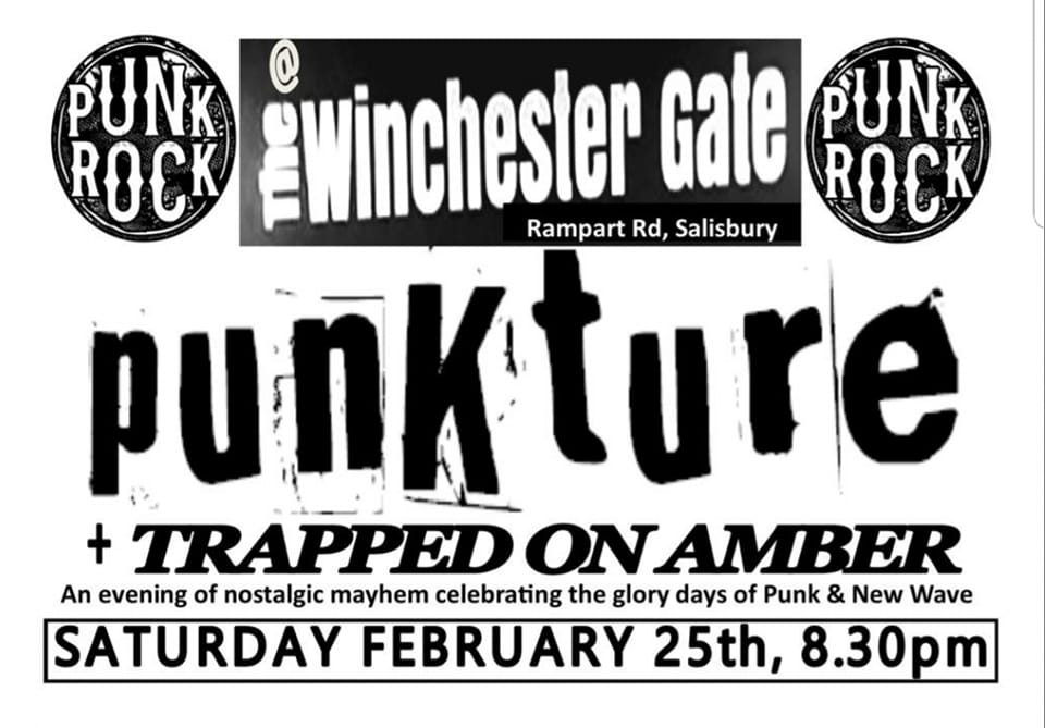 PUNK ROCK at the Winni with PUNKTURE + Trapped On Amber