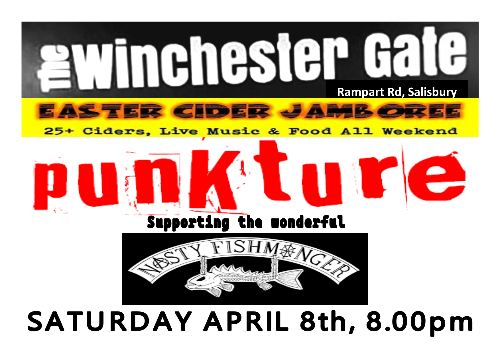Easter Cider Jamboree - NASTY FISHMONGER + PunKture