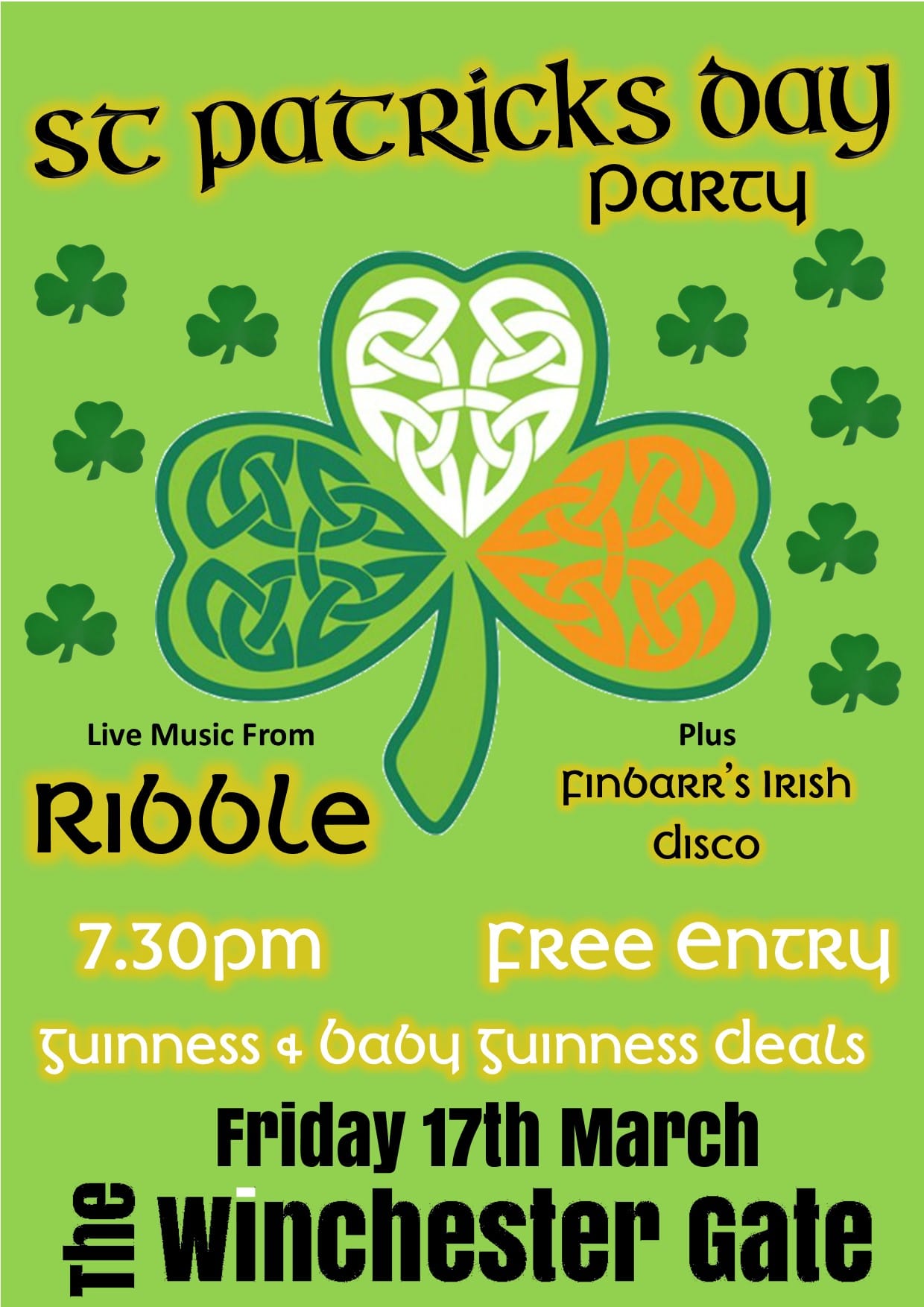 St Patricks Day Party: RIBBLE