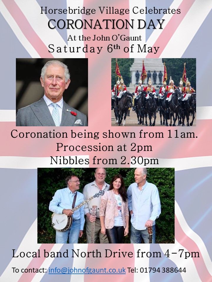 Coronation Day with live music from NORTH DRIVE