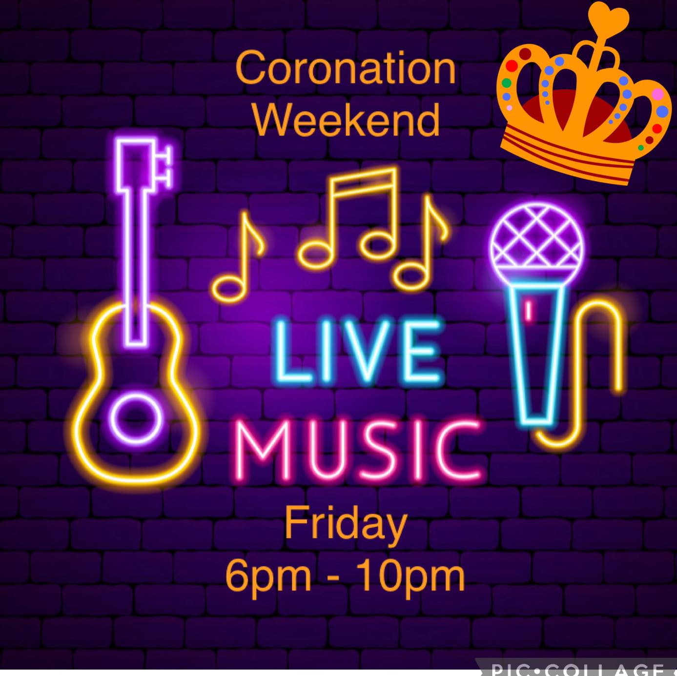 Coronation celebration with live music from Jack Card + Somehow I'm Home + King Louie