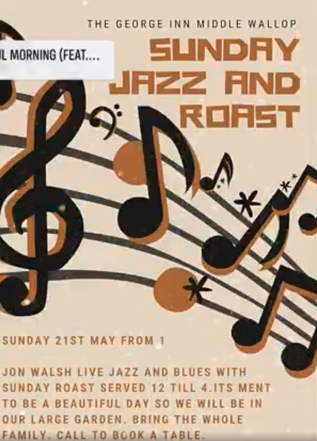Sunday Jazz and Roast with JON WALSH