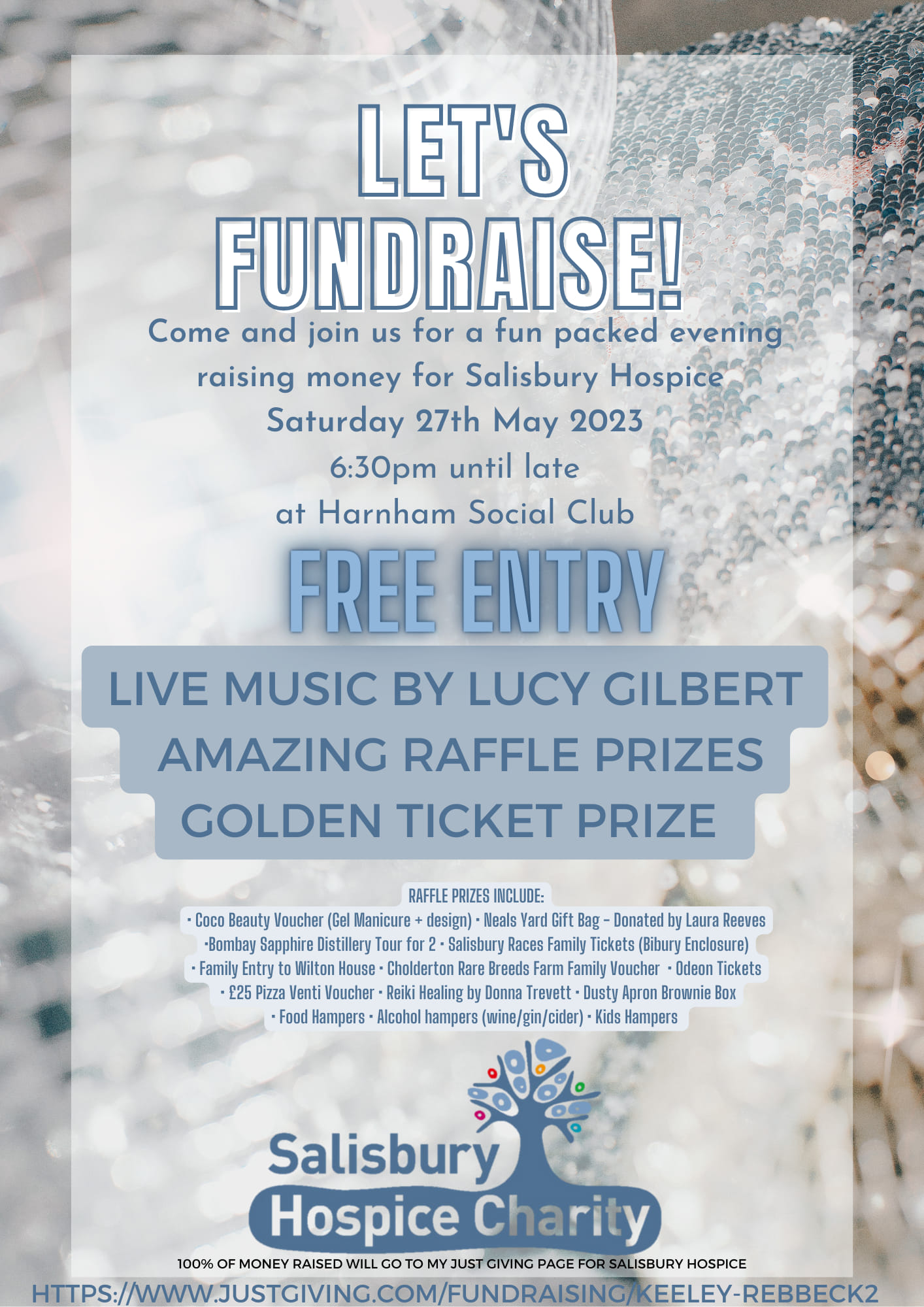 Hospice Fundraiser - live music by LUCY GILBERT