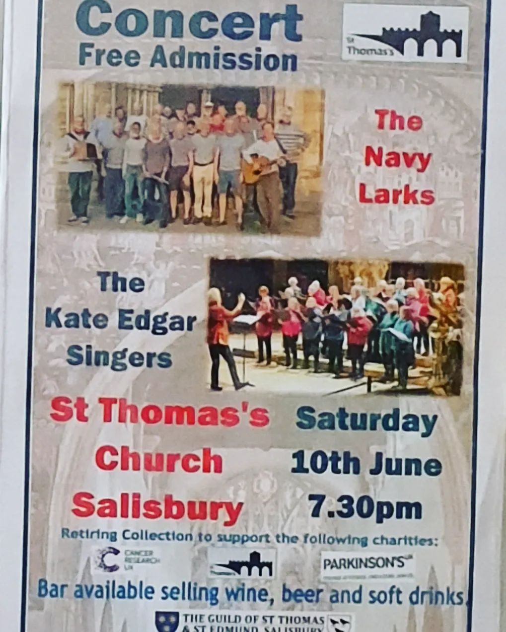 Concert: The Navy Larks + The Kate Edgar Singers