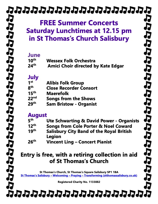 LUNCHTIME CONCERT: Performed by the Close Recorder Consort, leader Alison Cameron