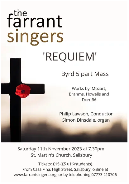 The Farrant Singers: Requiem