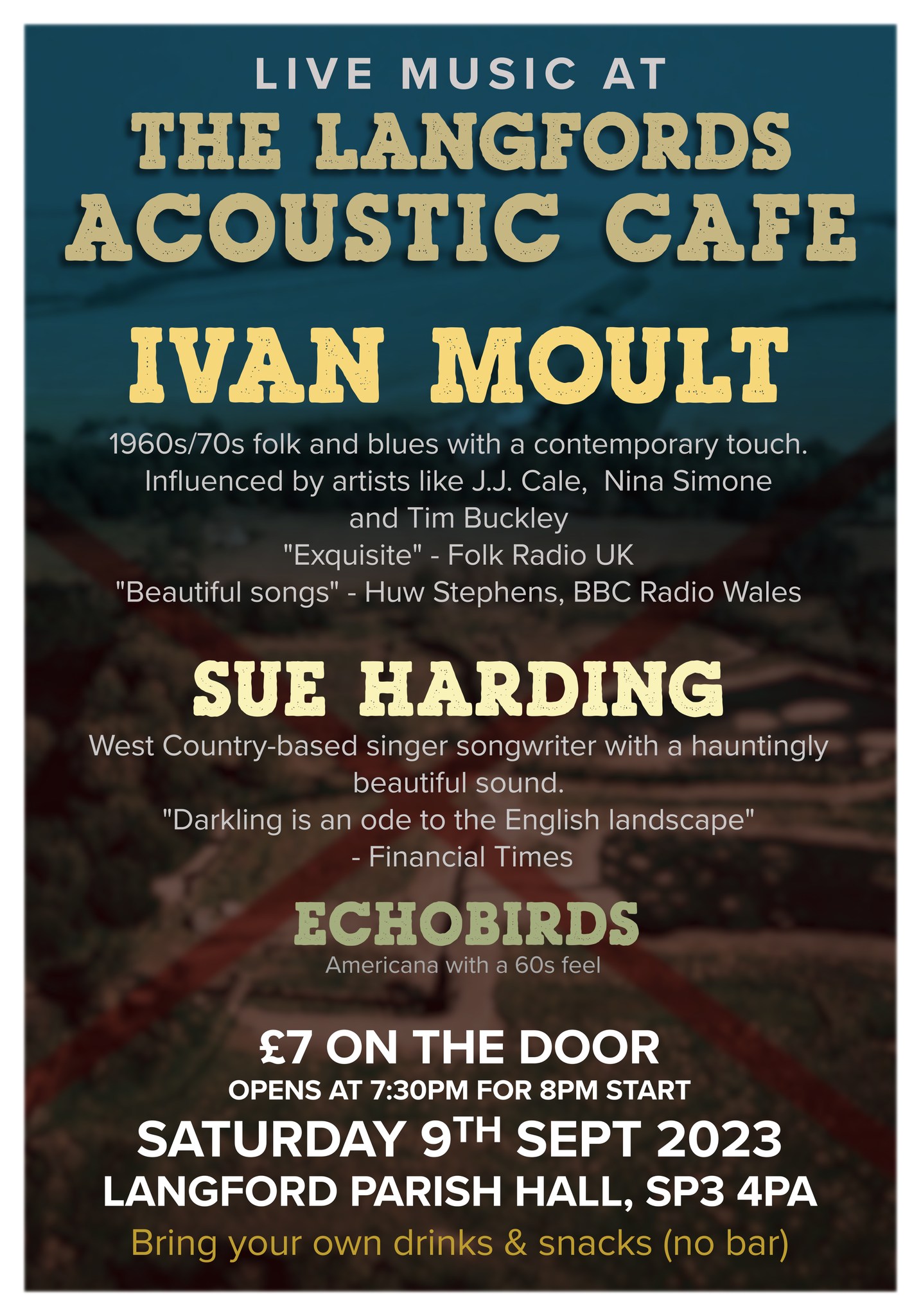 Langfords Acoustic Cafe: Ivan Moult + Sue Harding + Echobirds