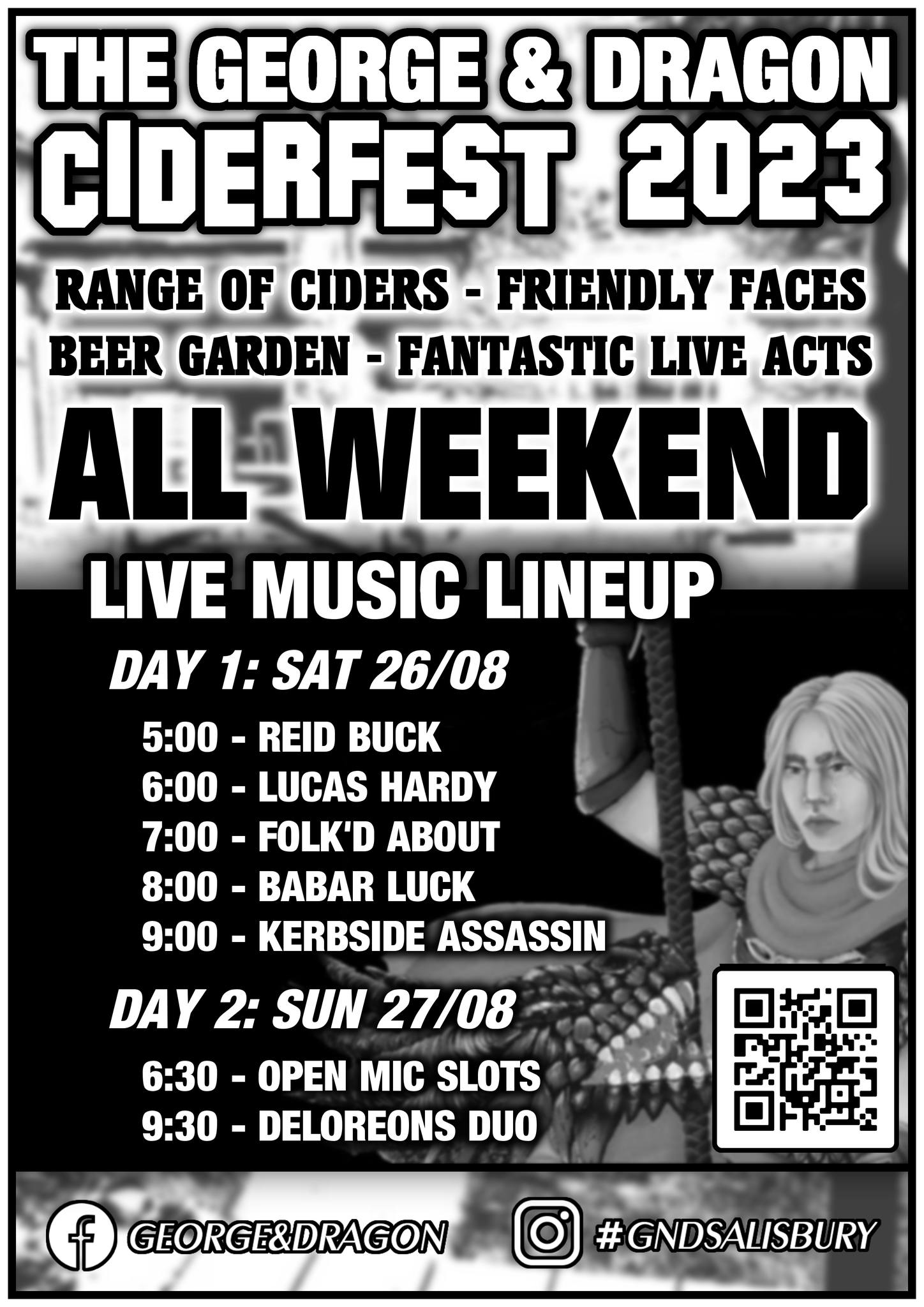Cider Festival SATURDAY - Reid Buck + Lucas Hardy + Folk'd About + Ribble + Babar Luck + Kerbside Assassin