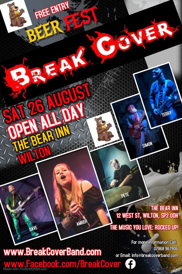 Break Cover at the Bear Inn Beer Festival