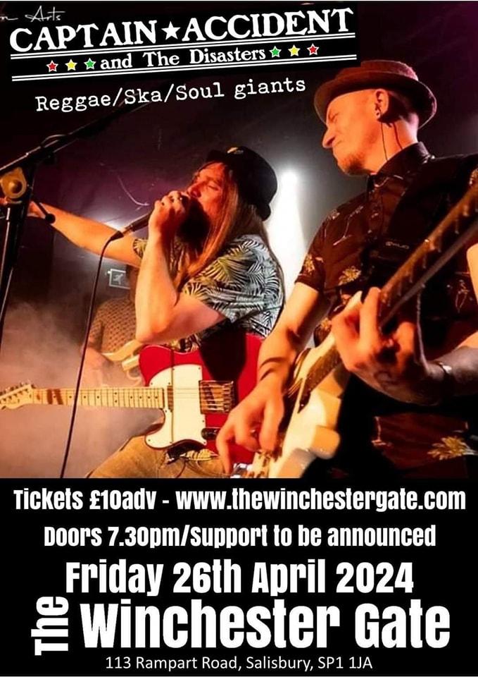 NEW DATE - CAPTAIN ACCIDENT & THE DISASTERS + Liam O Kane