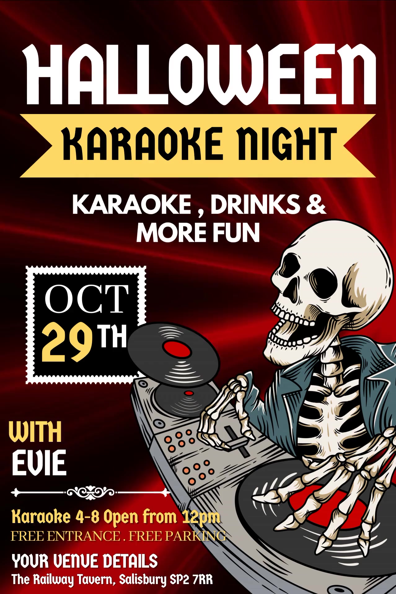 Halloween Karaoke with EVIE