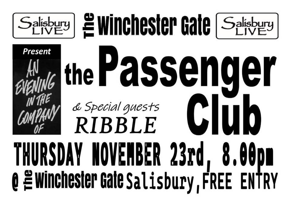 Salisbury Live - the Passenger Club + Ribble