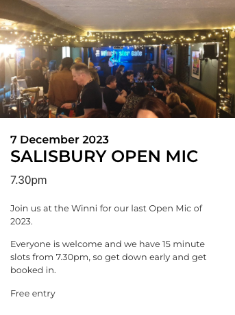 SALISBURY OPEN MIC