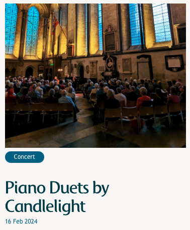 Piano by Candlelight