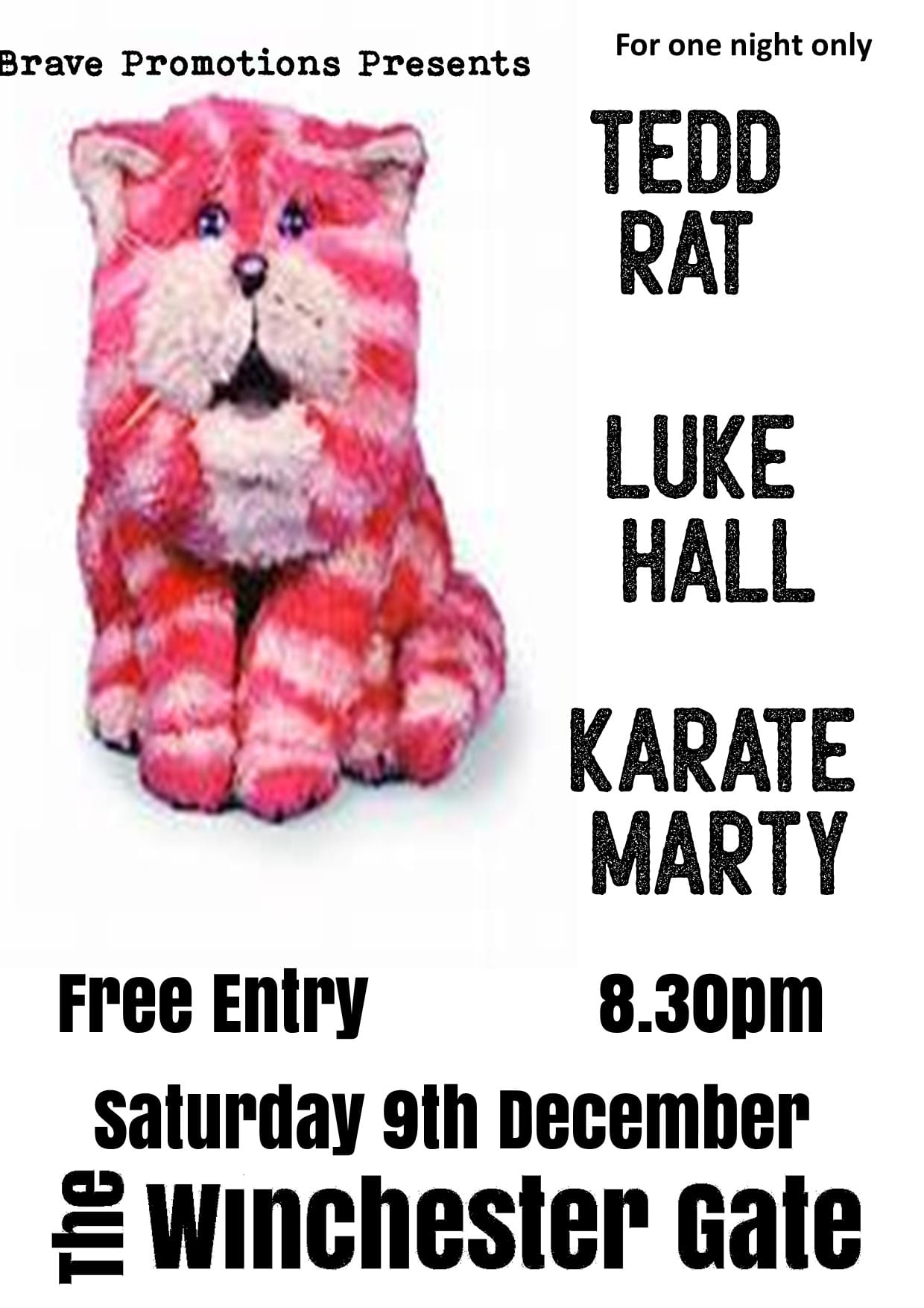 Tedd Rat + Luke Hall + Karate Marty