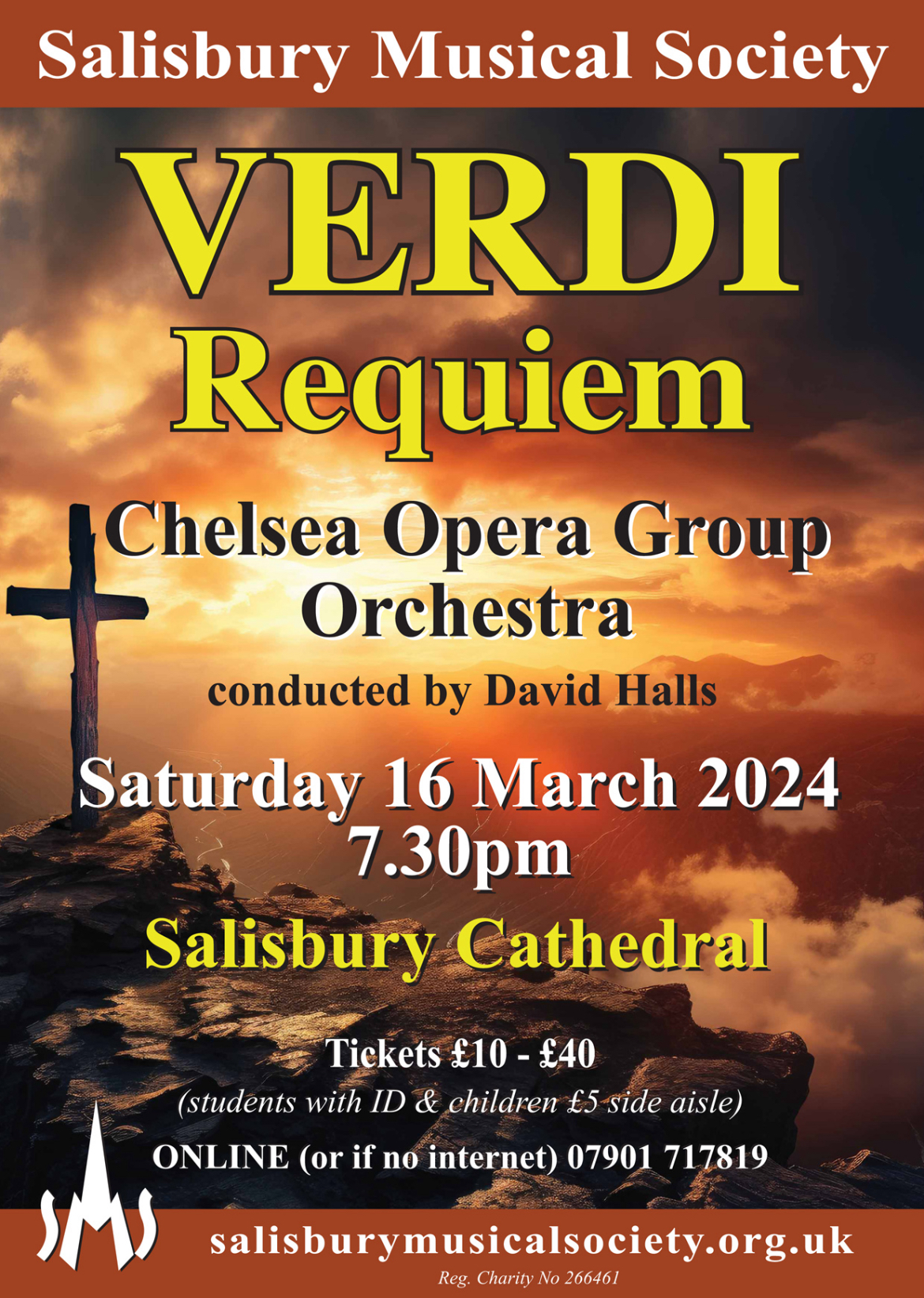 Salisbury Musical Society: Chelsea Opera Group Orchestra - VERDI REQUIEM