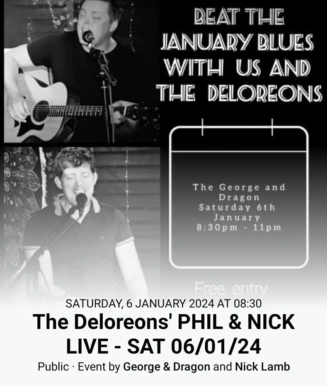 The Deloreons Duo (Phil & Nick)