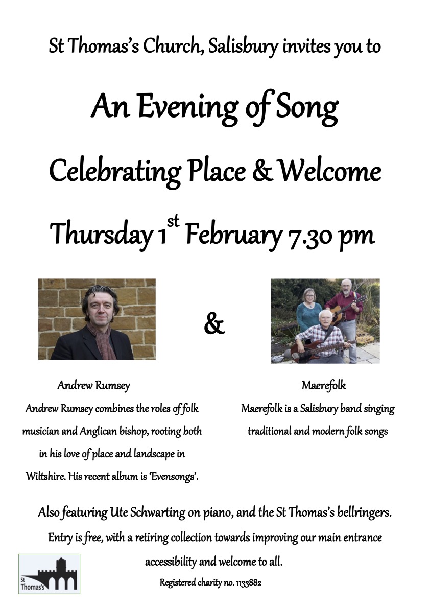 An Evening of Song Celebrating Place & Welcome