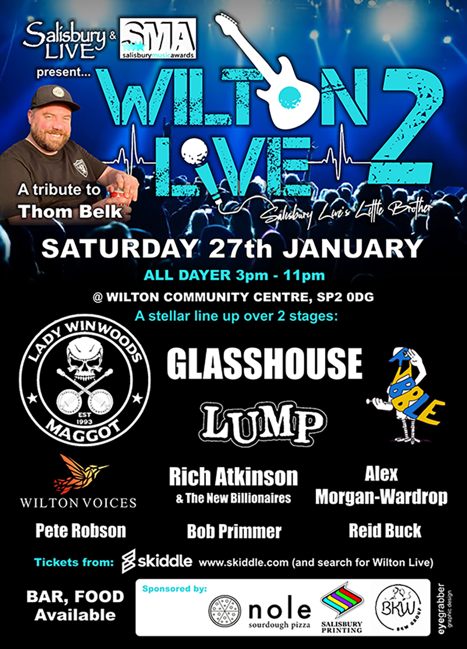Wilton Live 2 - Lady Winwoods Maggot + Glasshouse + Lump + Ribble + Wilton Voices + Rich Atkinson & The New Billionaires + Alex Morgan-Wardrop + Pete Robson + Bob Primmer + Buck Reid