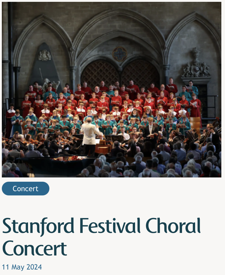 Salisbury Cathedral Choir: Sir Charles Villiers Stanford Celebration