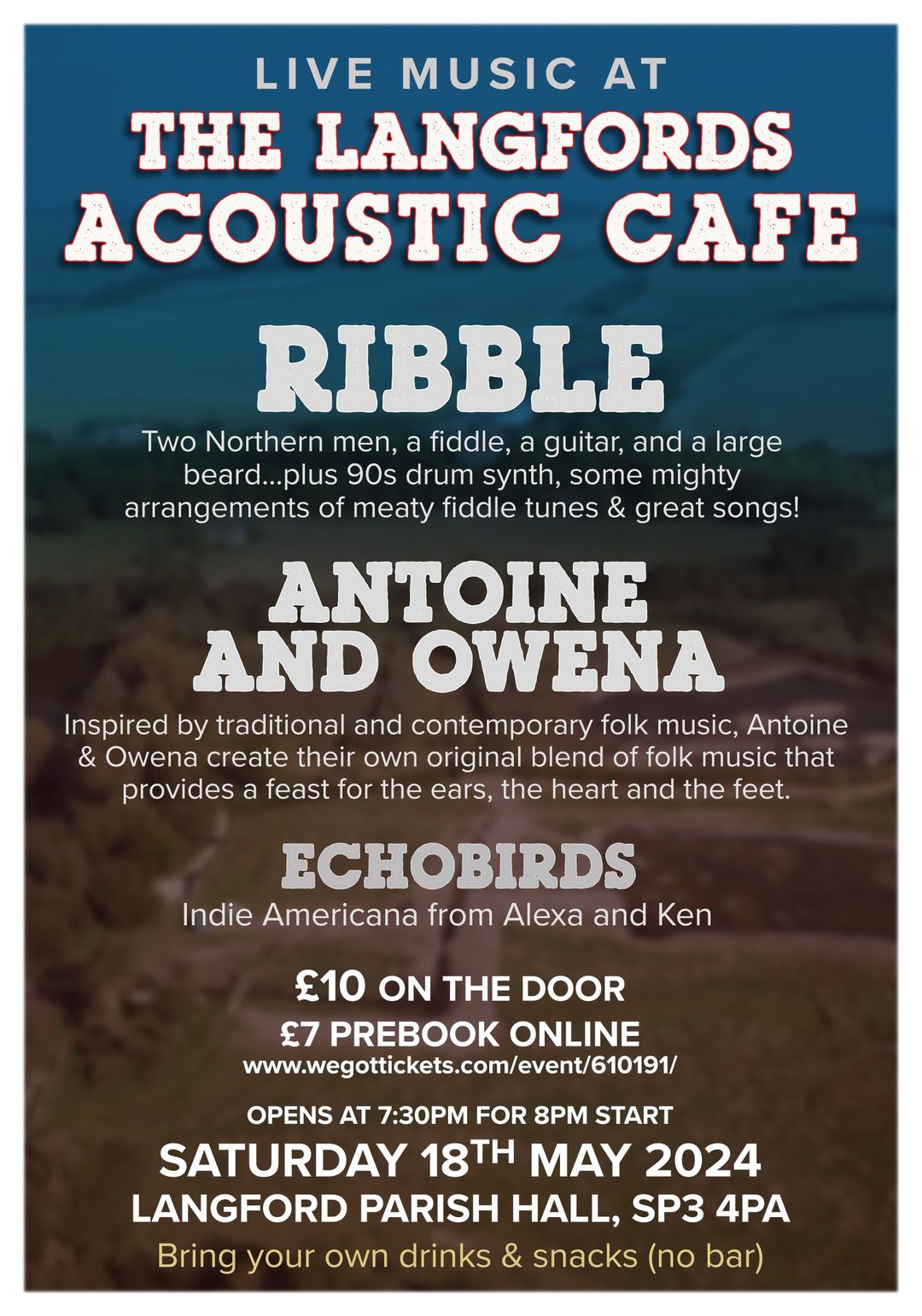 Langfords Acoustic Cafe: Ribble + Antoine & Owena + Echobirds