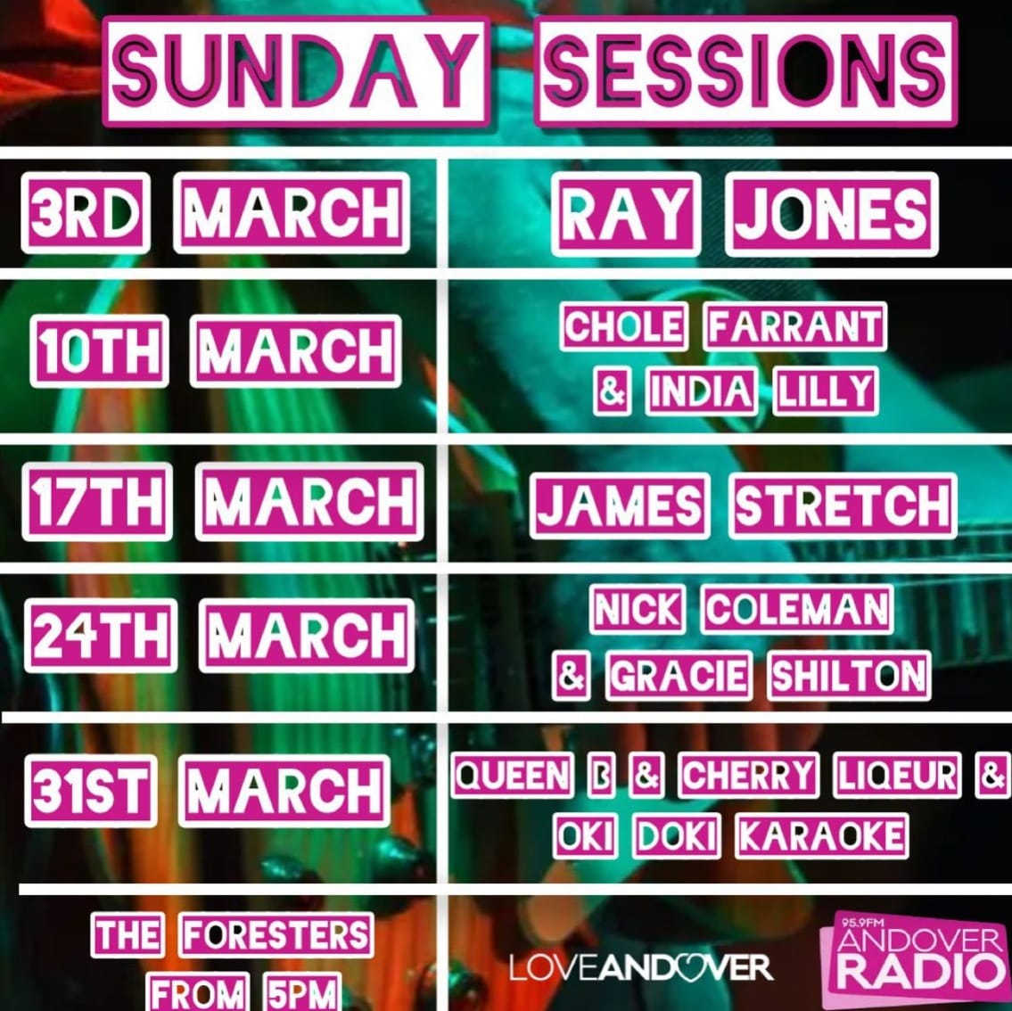 Sunday Sessions: Nick Coleman & Gracie Shilton