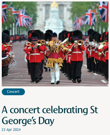 A concert celebrating St George’s Day