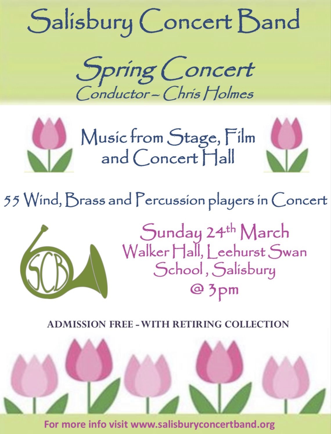 Salisbury Concert Band Spring Concert: Music from Stage, Film and Concert Hall