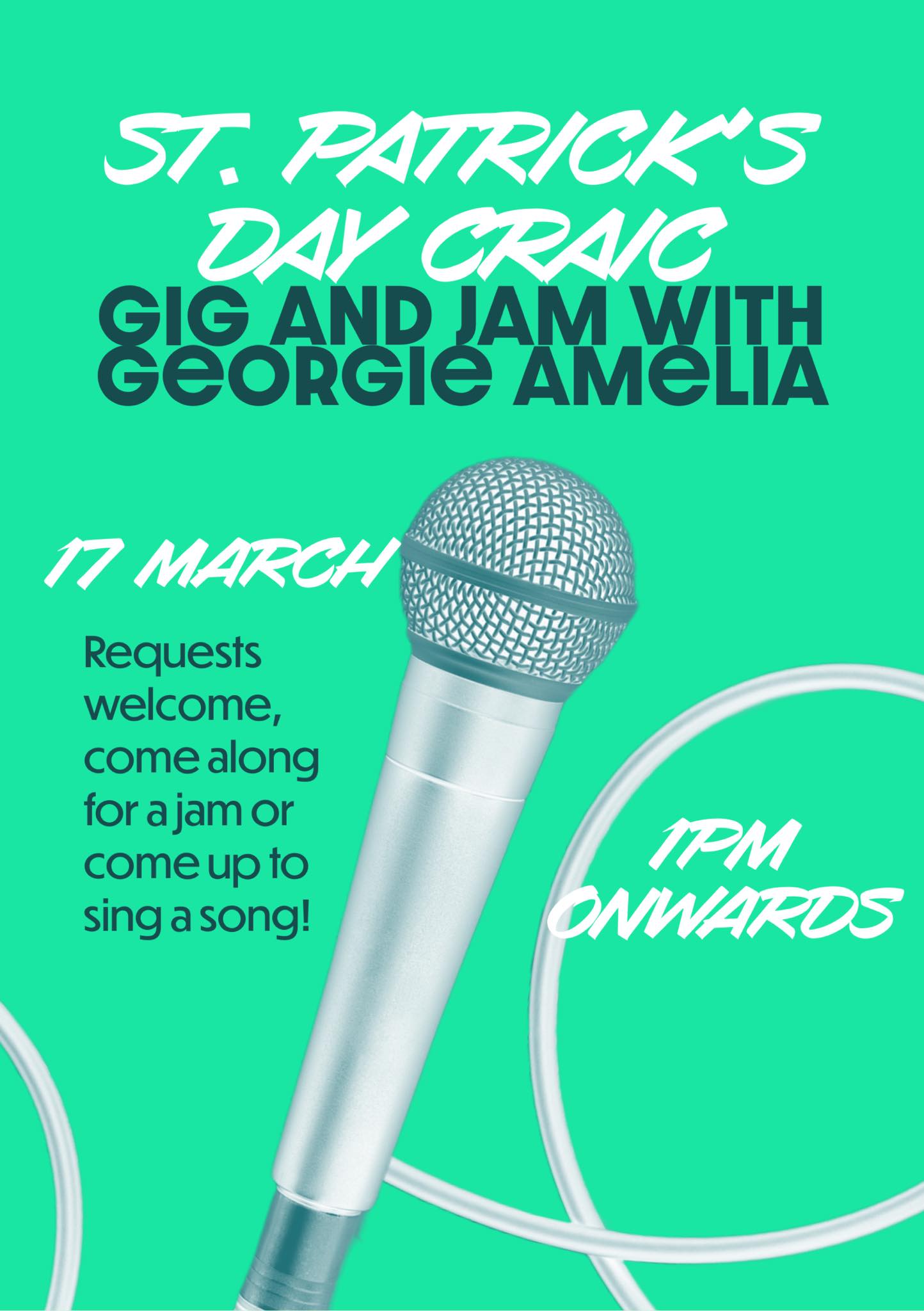 St Patrick's Day Craic with GEORGIE AMELIA