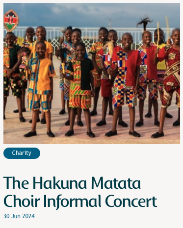 The Hakuna Matata Choir Informal Concert