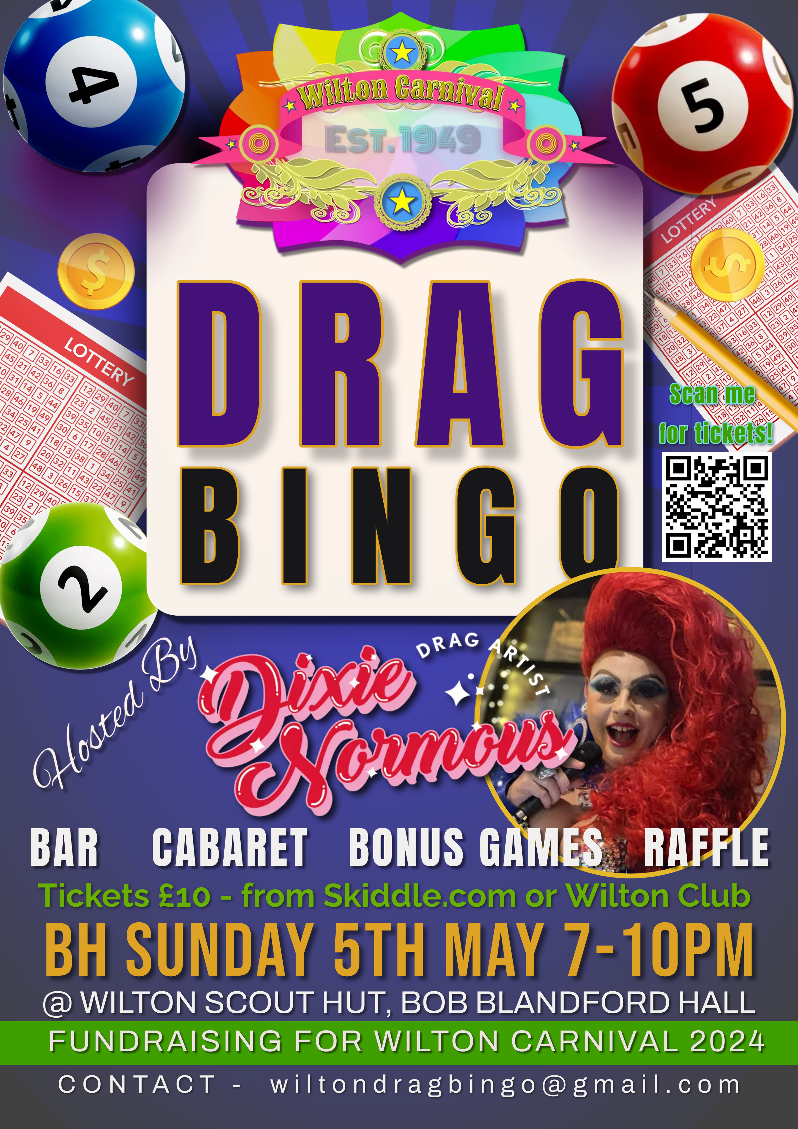 Drag Bingo and Live Cabaret with Dixie Normous