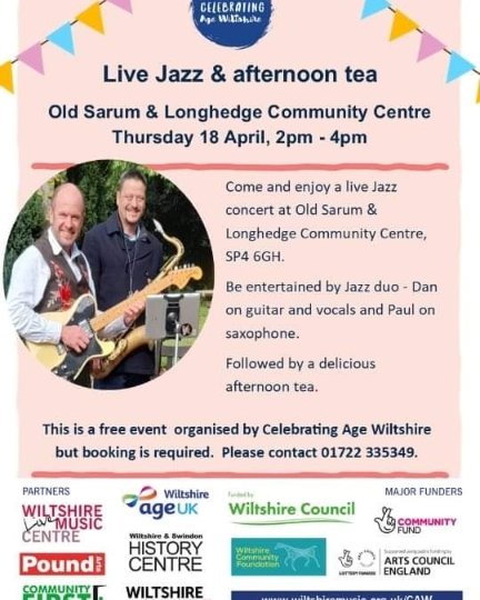 Live Jazz & Afternoon Tea - Jazz Duo: Dan and Paul