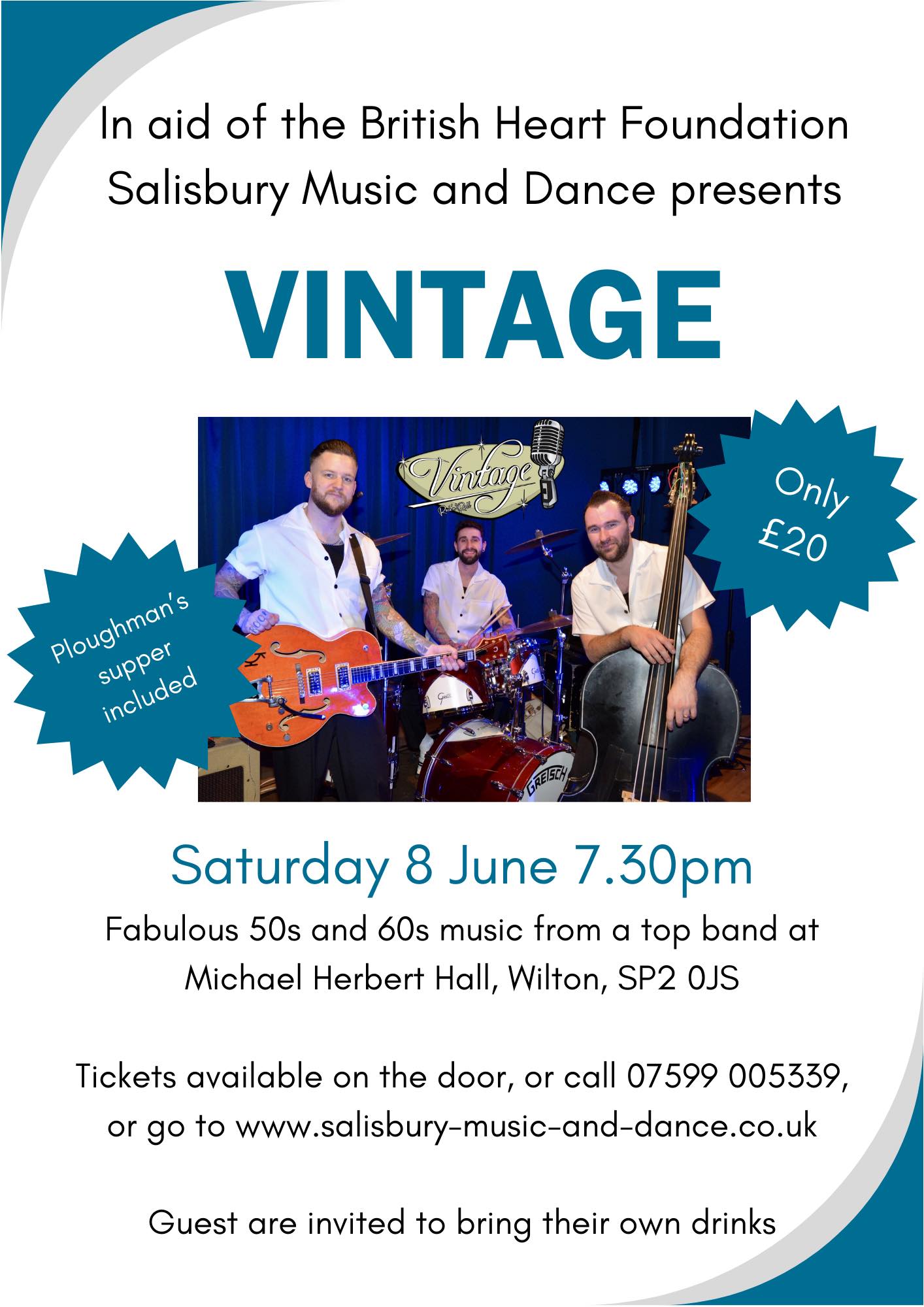 Salisbury Music and Dance - Dinner and Dance Night: Vintage