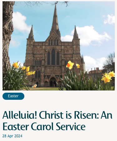 Alleluia! Christ is Risen: An Easter Carol Service