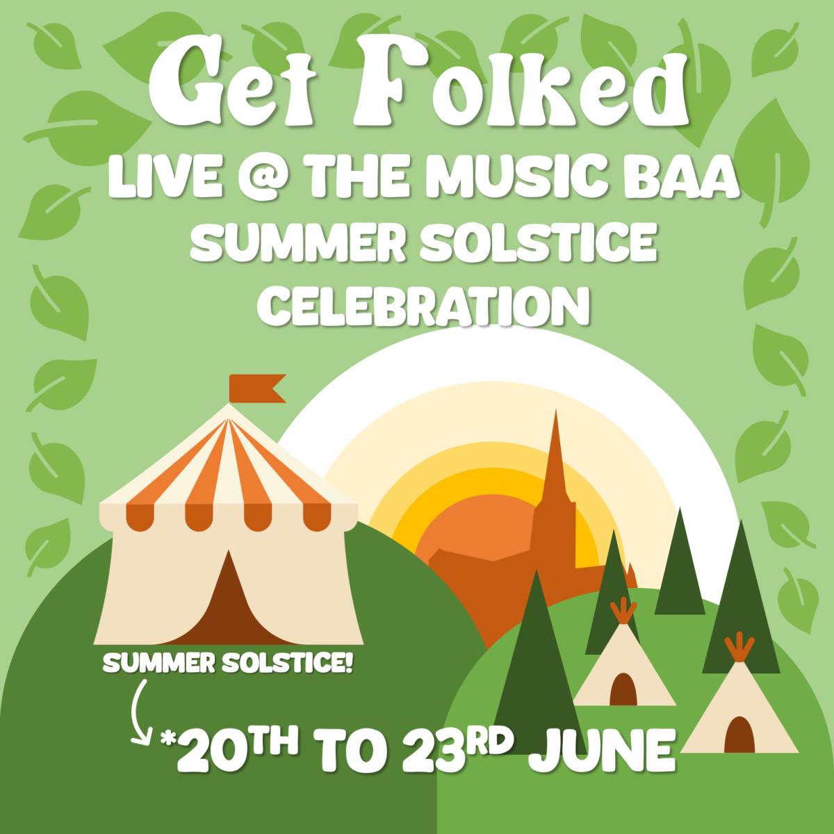 Get Folked at The Music Baa - Summer Solstice Celebration