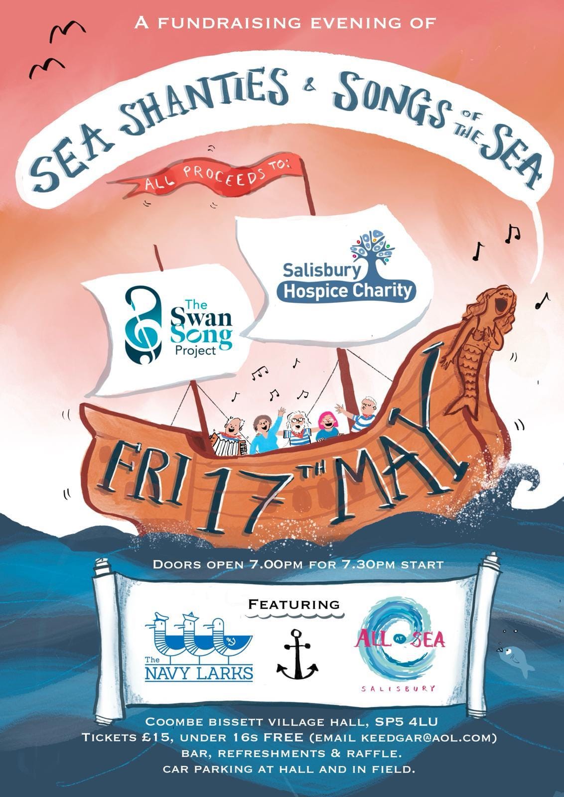 Sea Shanties & Songs of the Sea featuring choirs THE NAVY LARKS + ALL AT SEA