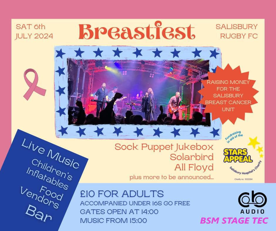 BSM Stage Tec presents Breastfest: Sock Puppet Jukebox + Solarbird + All Floyd + more TBA