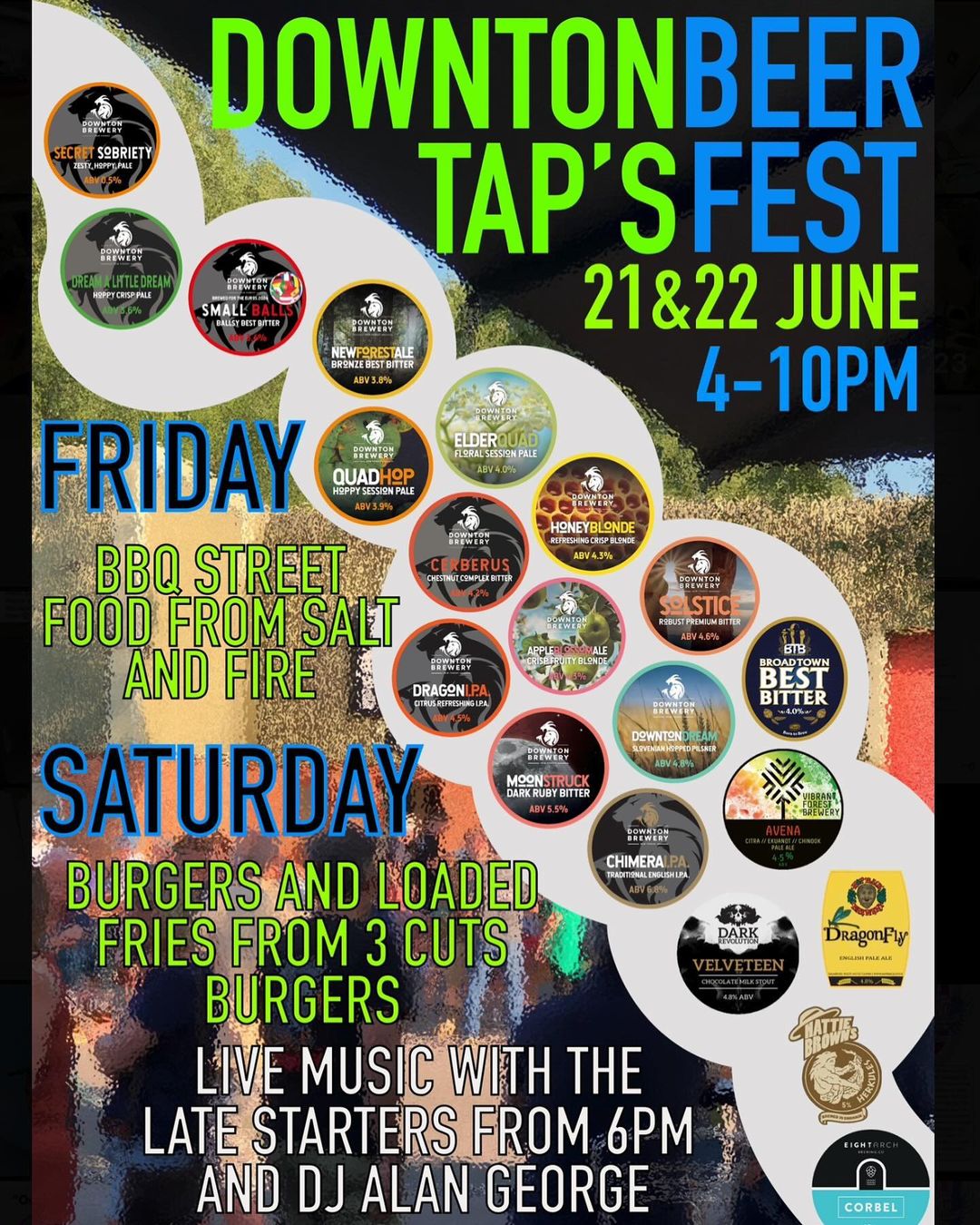 Downton Brewery Tap's Beer Festival - live music from THE LATE STARTERS