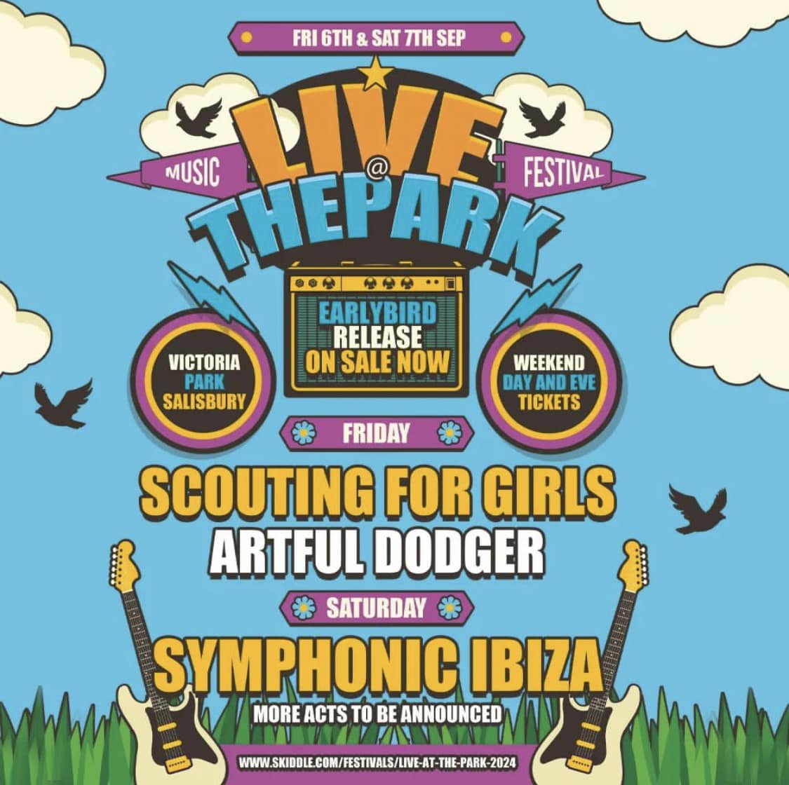 Live @ The Park: Scouting For Girls + Artful Dodger