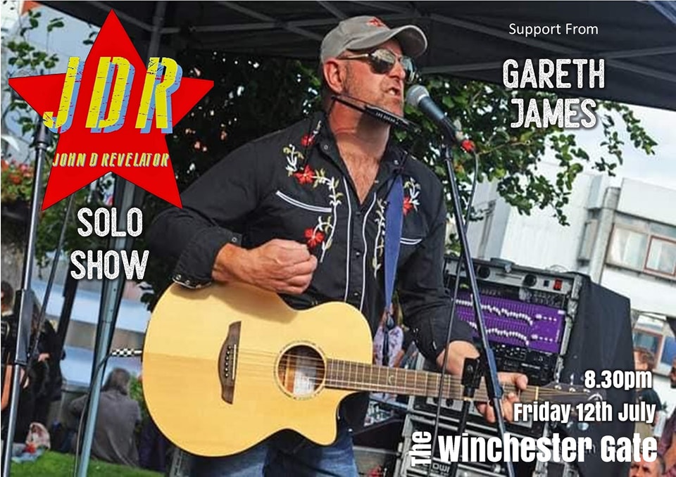 John D Revelator solo show + Gareth James
