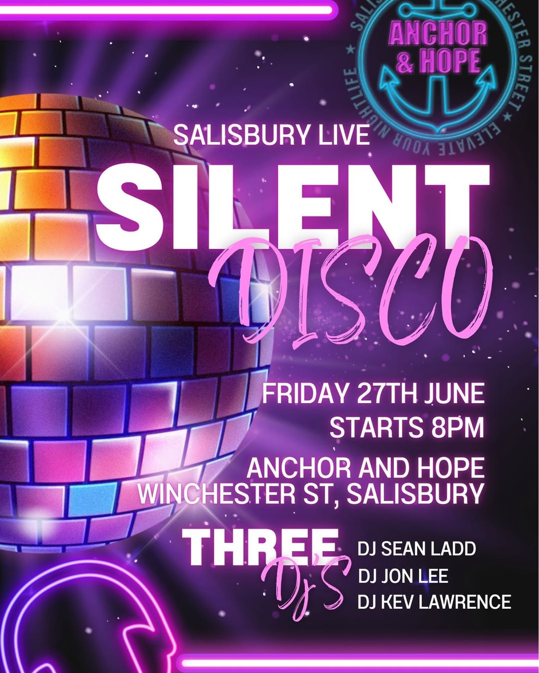 Salisbury Live 25 Out and About: Silent Disco