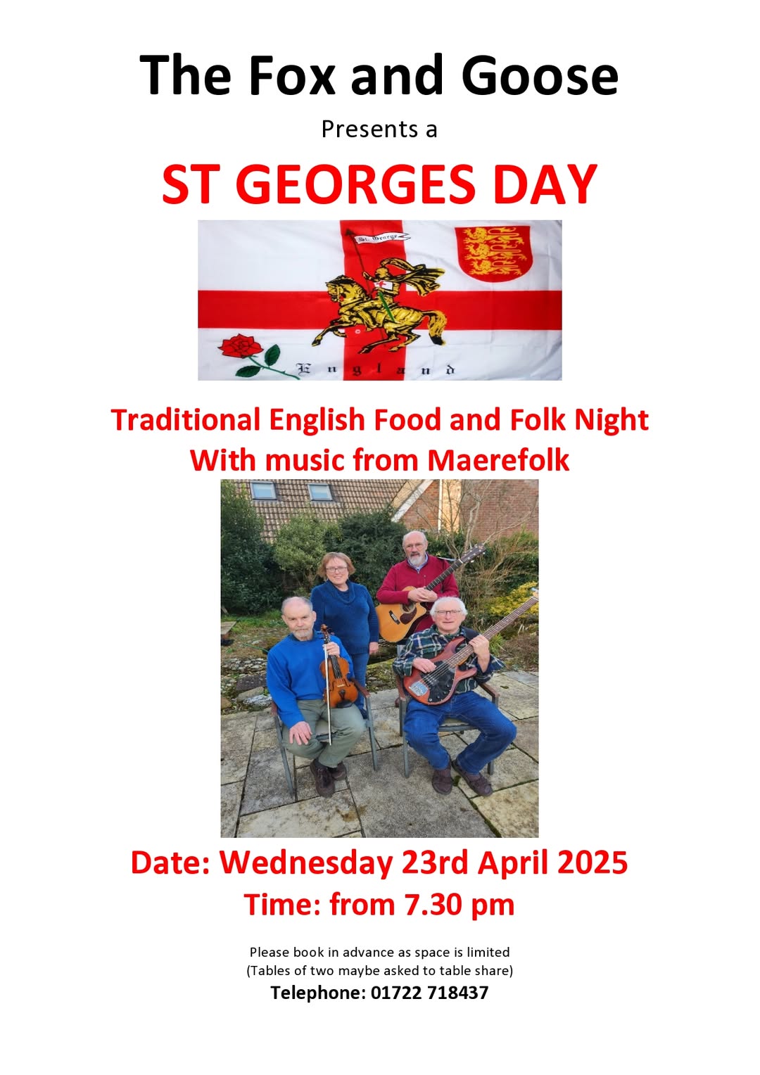 St George's Day with MAEREFOLK St George's Day with MAEREFOLK