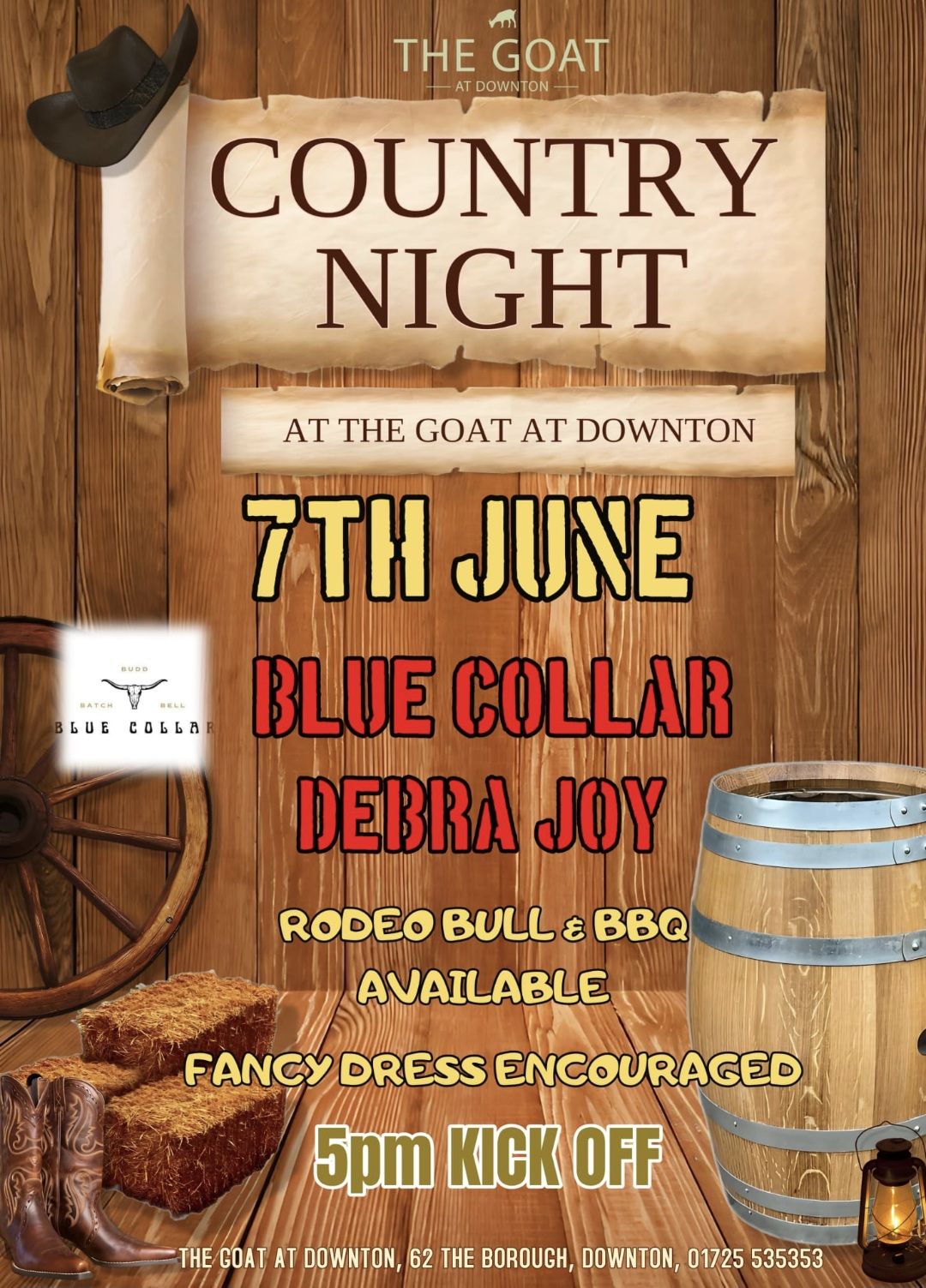 Country Night with Blue Collar + Debra Joy