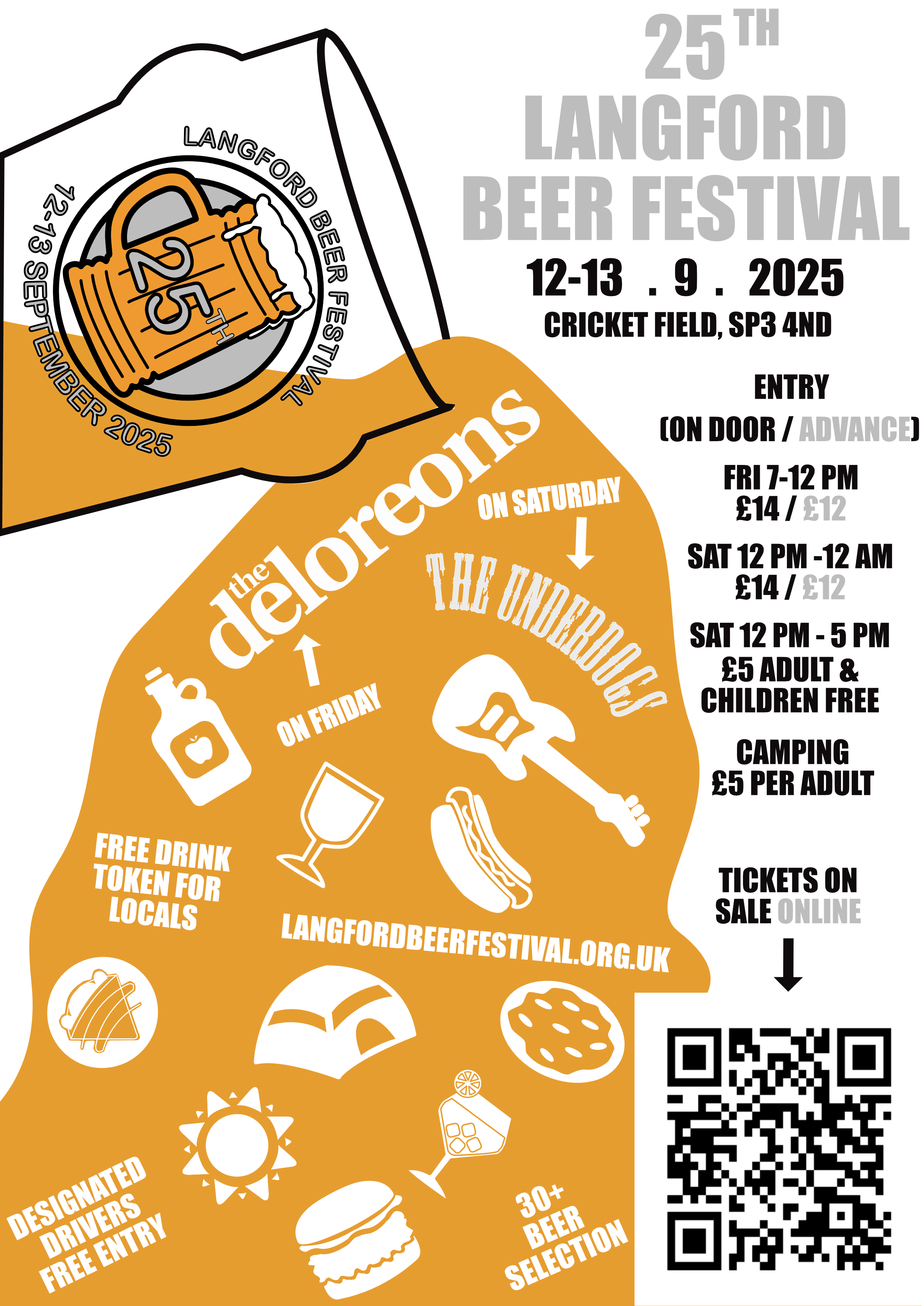 The Langford Beer Festival: The Deloreons (Friday) + Dr Strangebrew (Sat afternoon) + The Underdogs (Sat evening) The Langford Beer Festival: The Deloreons (Friday) + Dr Strangebrew (Sat afternoon) + The Underdogs (Sat evening)