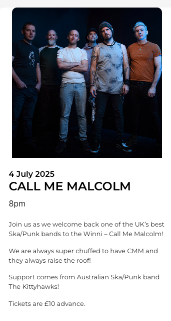 Call Me Malcolm + The Kittyhawks