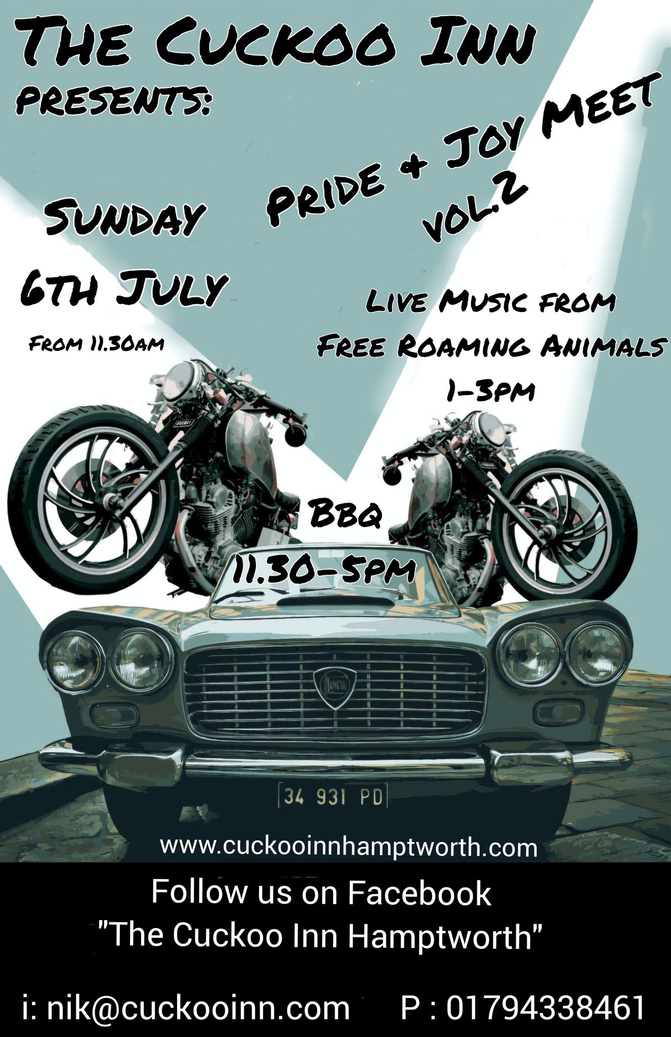 Pride & Joy Vehicle Meet with live music from FREE ROAMING ANIMALS Pride & Joy Vehicle Meet with live music from FREE ROAMING ANIMALS